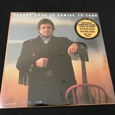 Johnny Cash - Is Coming To Town 1987 Mercury 832-031-Q-1 SEALED w/ Hype Sticker