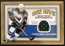 2006-07 Upper Deck Beehive Matted Materials Pierre-Marc Bouchard Minnesota Wild