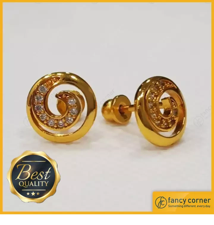 Gold earrings design collection for ladies... gold jewellery - YouTube