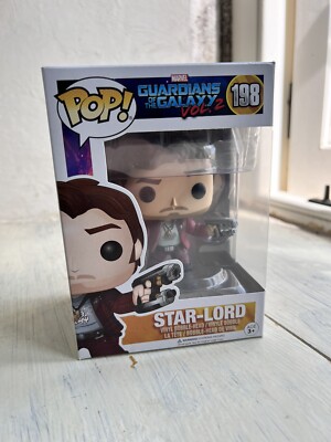 Funko Pop! Guardians of the Galaxy Vol 2: Star Lord (198) Wackelkopf...