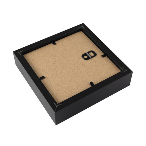 Marcos de caja de sombra negros varios tamaños conjunto profundo pantalla montaje en pared o mesa - Imagen 3 de 24