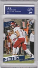 COOPER KUPP ROOKIE CARD 2017 Panini Prestige RC GEM MINT 10 Football Rams SB MVP