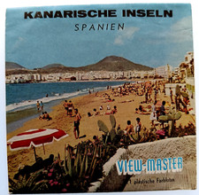3x VIEW-MASTER 3D REEL ⭐ ISOLE CANARIE ⭐ Spagna Spain Canary Islands Stereo