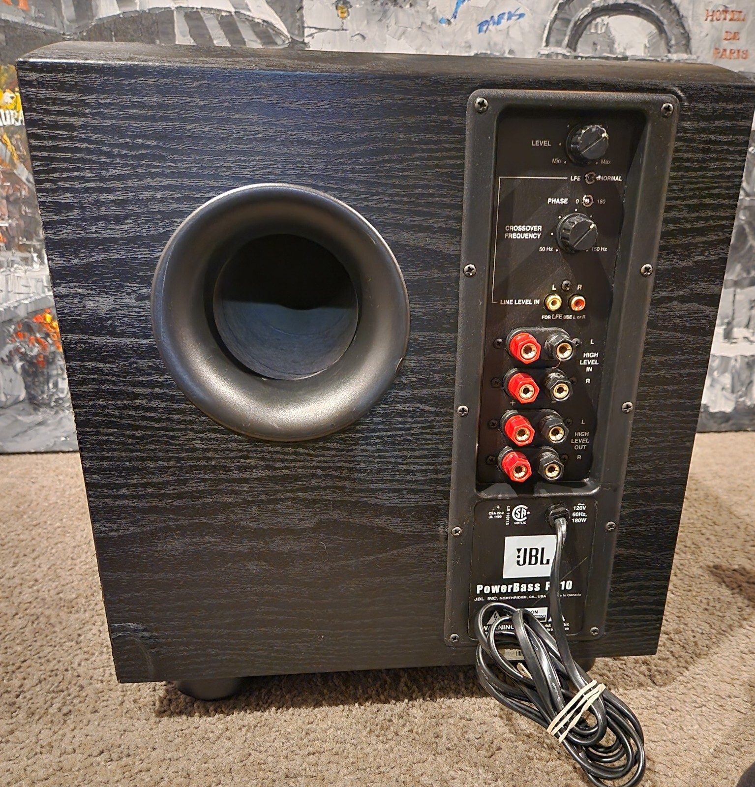 JBL PB10 Powered Subwoofer 50036900713 eBay