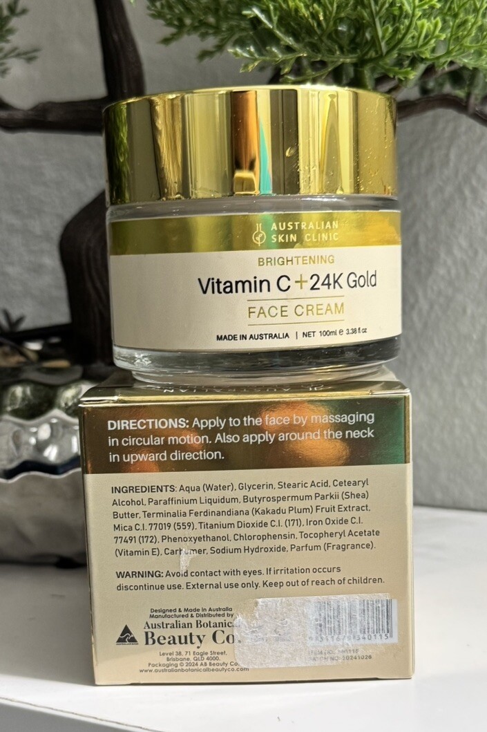 New Australian Skin Clinic Brightening Vitamin C 24K Gold