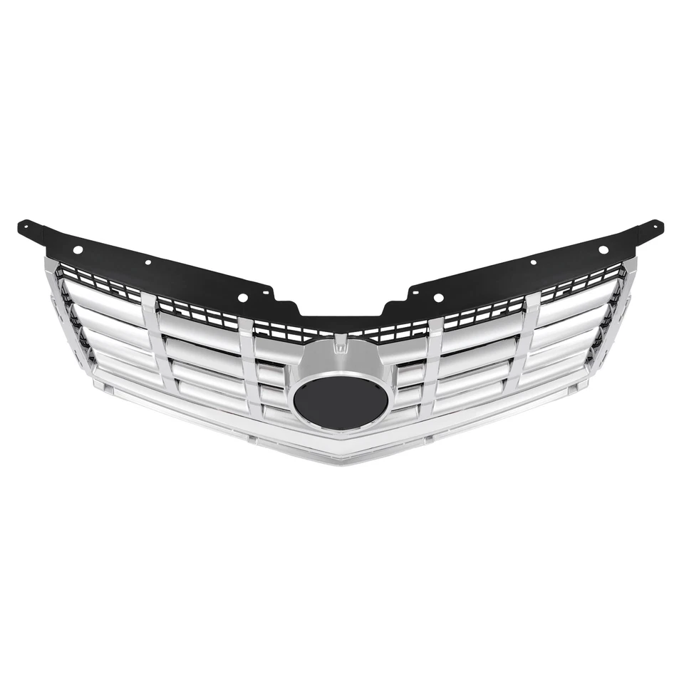 Parachoques delantero para Cadillac SRX 2013-2016 parrilla superior cromo moldura estilo malla Foto 3 de 4