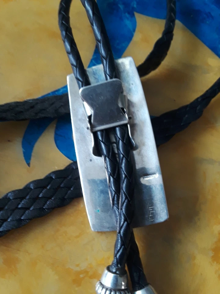 Corbata BOLO de plata esterlina rara pieza impresionante firmada Epperson  Foto 3 de 4