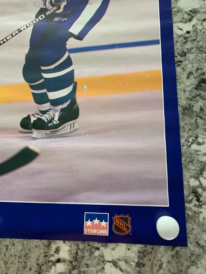 1990M Gary Leeman Toronto Maple Leafs NHL Hockey Star 22.5X34.5 Poster Starline - Image 4 of 4