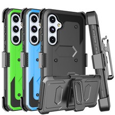 For Samsung Galaxy A35 A55 5G Case Belt Clip Holster Cover with Screen Protector