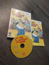 The Simpsons Game (Nintendo Wii, 2007) with Manual Nice Condition