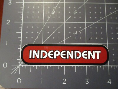 INDEPENDENT TRUCKS Groundwork Red Skateboard Skate STICKER helmets decal