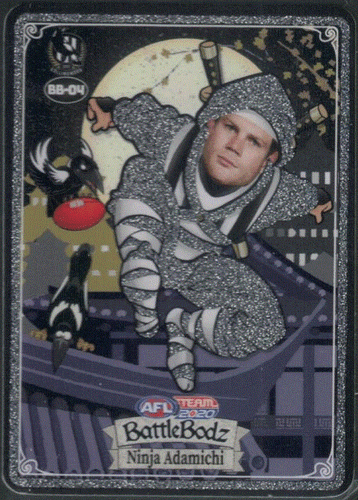 2020 AFL TEAMCOACH GLITTER FOOTY BATTLEBODZ; Individual Card Sale. - Bild 5 von 14