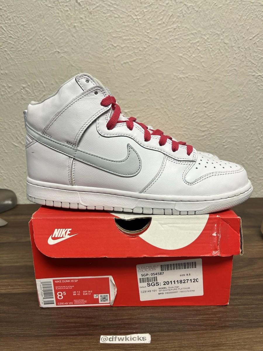 dunk high pure platinum 2020