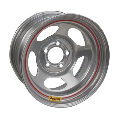 Bassett Racing 15 x 8 Extreme Bead Steel 5 on 5 Wheel