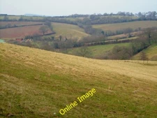Photo 6x4 Minchinglake Stream valley Stoke Hill/SX9394 Looking to the le c2006