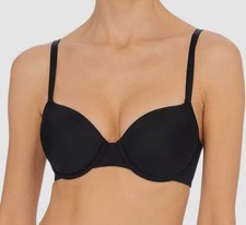 $74 Natori Women's Black Cushioned Comfort Contour Underwire Bra Size 32DDD