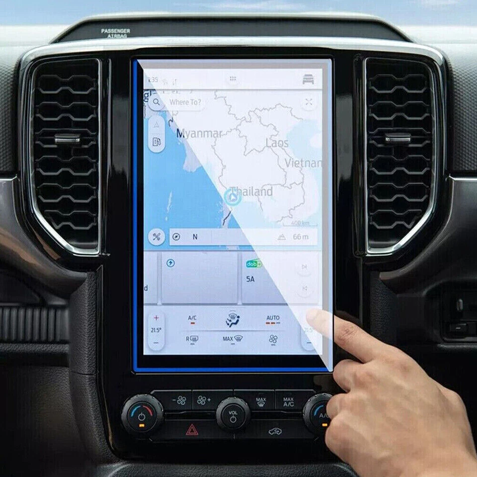 Fit For Ford Ranger Everest Wildtrak Tempered Glass Screen Protector 12 Inch AU - image 3 of 4