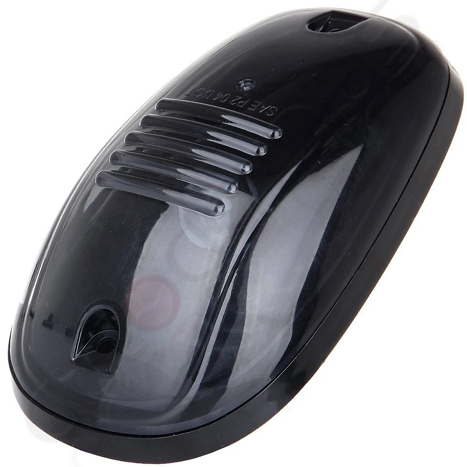 5 luces de circulación marcadoras de techo de cabina superior de humo + 5 LED verdes para Dodge Ram 03-16 Foto 2 de 4