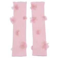 1244W manicotti bimba SIMONETTA pink wool arm warmer girl kid