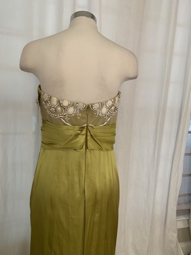 BADGLEY MISCHKA COLECCIÓN EG0134 VESTIDO LARGO CELADON TALLA 6 NUEVO CON ETIQUETAS - Imagen 14 de 19
