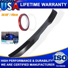 Universal for Hatchback Car Rear Trunk Wing Spoiler Modified Lip Carbon Fiber
