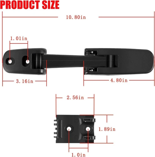 Heavy Duty Hood Latch Kit for Peterbilt 325 335 337 340 348 384 386 567 569 579* - Picture 16 of 16
