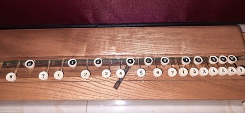 Special Handcrafted 8-string 28-key Acoustic Taishogoto + Semi-Hard Case (#01) - Picture 3 of 4