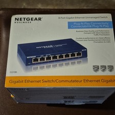 NETGEAR ProSafe GS108 8-Port Gigabit Unmanaged Desktop Switch GS108-400NAS