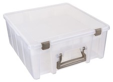 ArtBin 6899AZ Super Satchel Double Deep Lift-Out Tray Arts Crafts Organizer