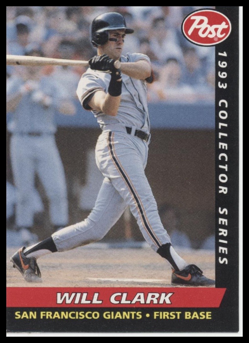 1993 Post Cereal #2 Will Clark
