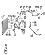 Genuine Mopar Slim Line Seal 5189360AA