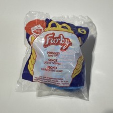 Furby 6 McDonald's Happy Meal Toy Plush Clip MONKEY 2000 - NEW SEALED