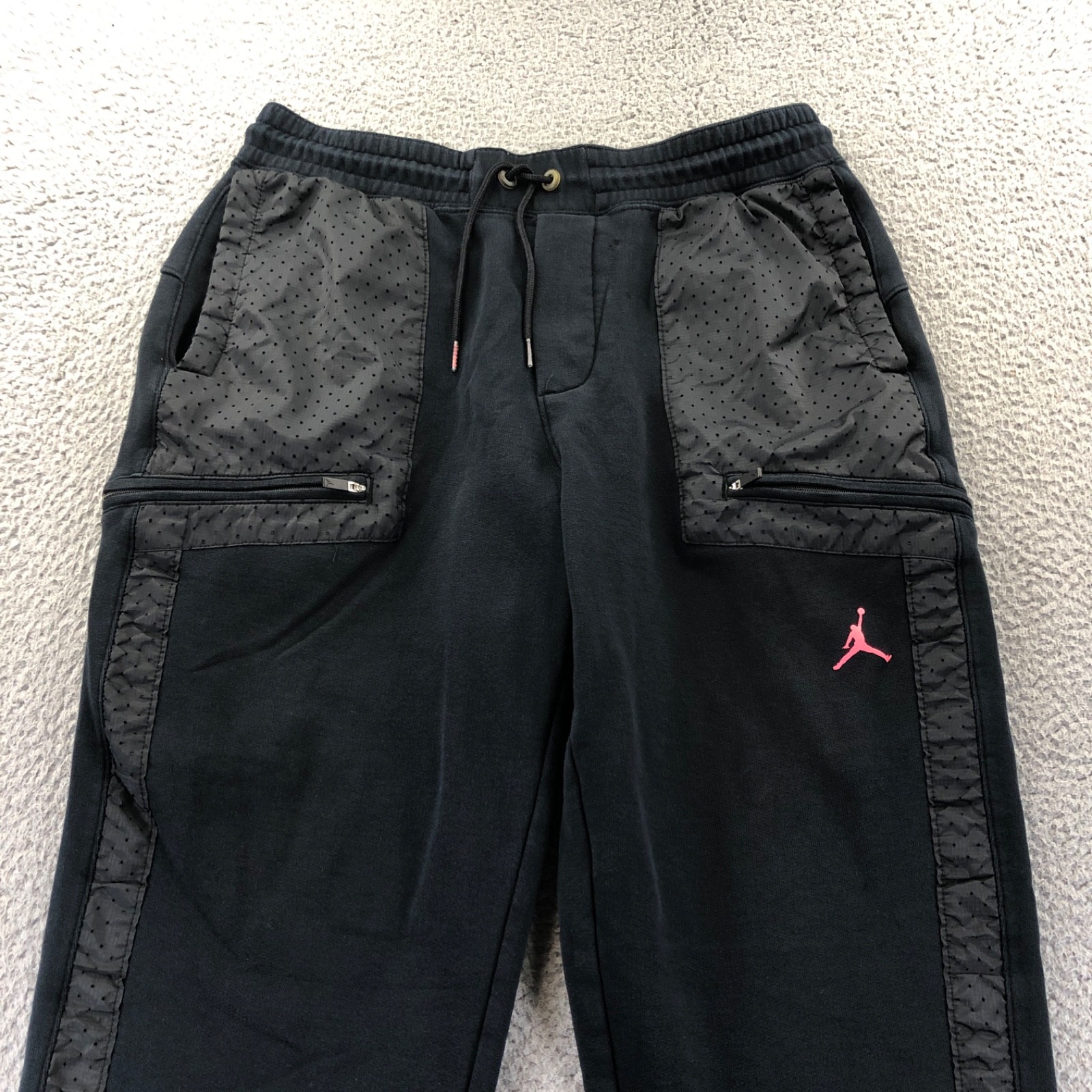 Nike Jordan Pants Mens Large Black Jumpman AJ VI Infrared Jogger Sweatpants