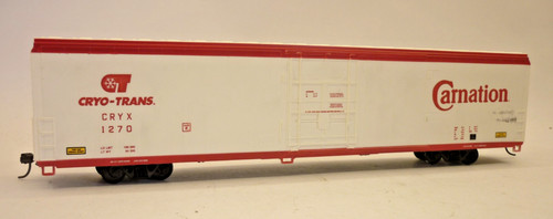 WALTHERS HO ga 70' CRYOGENIC KÜHLBOXCAR - CARNATION - 932-5455, j | Condition: Used