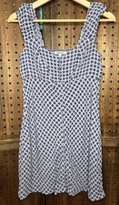 Madewell Size 4 Light Blue Periwinkle Sundress Fit & Flare Beach Coquette Retro
