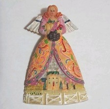 Enesco Jim Shore Heartwood Creek " Bountiful Angel " Brooch Vintage