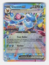 Glaceon ex (Prismatic Evolutions Stamp) 026/131 Holo Pokemon NM