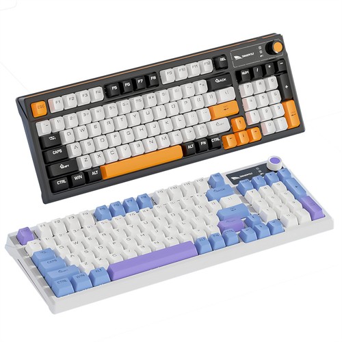 Smailwolf MK95 Bluetooth Wireless Mechanical Keyboard Three-mode Link Green A JW - Zdjęcie 8 z 15