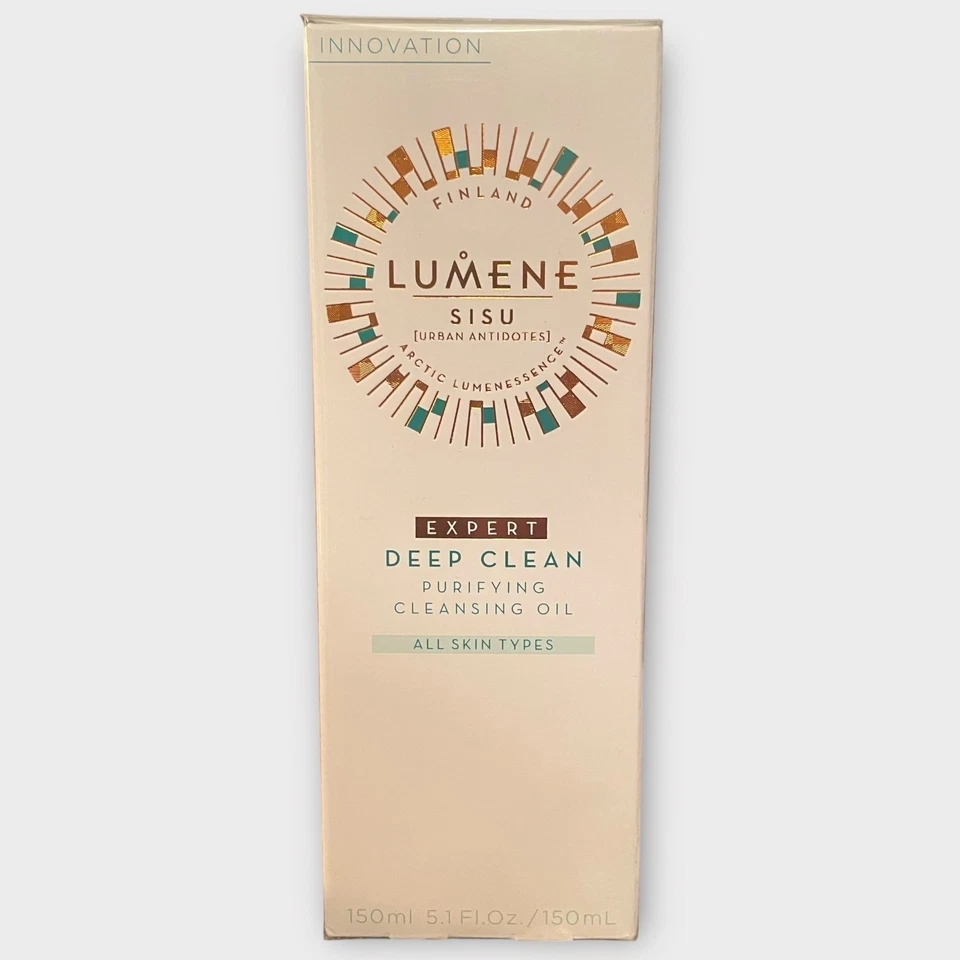 Lumene Sisu Deep Clean Limpiador Purificante Maquillaje Aceite Limpiador Todo Tipo de Piel Sellado NUEVO Foto 2 de 4