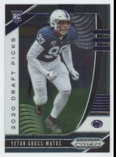 2020 Panini Prizm Draft Picks Yetur Gross-Matos Rookie Carolina Panthers #159