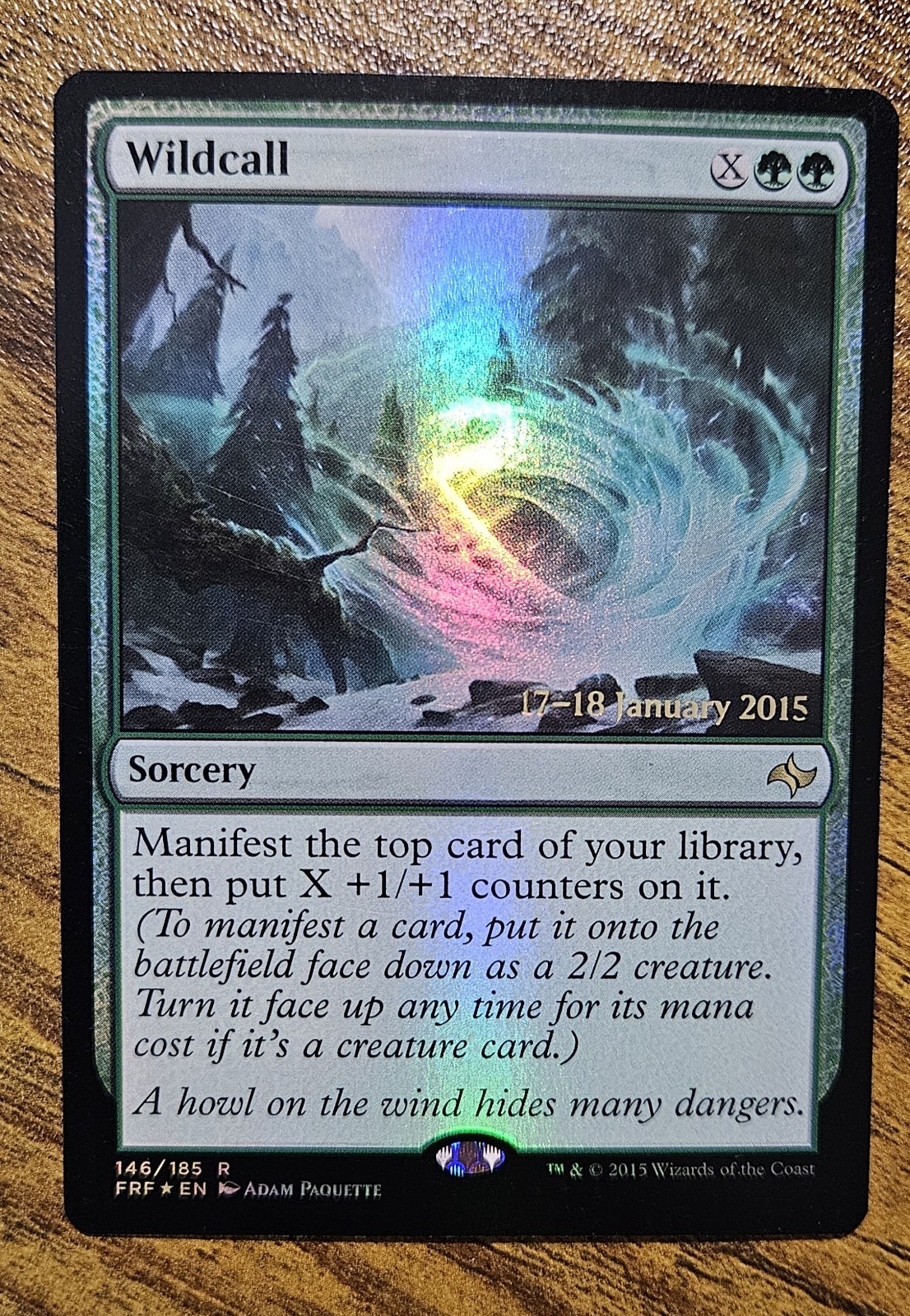 Wildcall - Dated Pre-Release Foil - Rare - NM - MTG Fate Reforged ⚔️B&B 