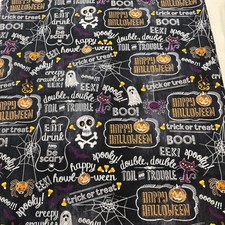 NEW Joanne Fabrics Spooky Halloween Fabric-6 Yds X 44