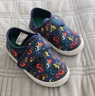 Kinder Hausschuhe 23 blau Cotton Schuhe