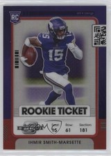 2021 Contenders Optic Rookie Ticket Red Prizm /175 Ihmir Smith-Marsette #68 rp9