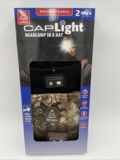 CAPLight Rechargeable Knit APX Beanies, 2 Pack Real Tree Black 300 Lumens