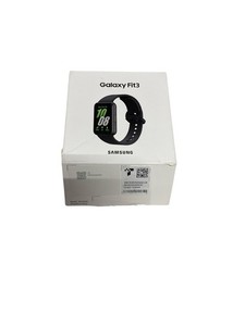 Samsung Galaxy Fit3 Smartwatch, Fitness-Uhr, Schwarz, Kleiner Kratzer Display