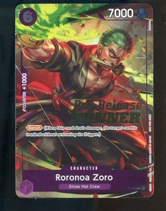 Zoro Pre Release Winner | eBay