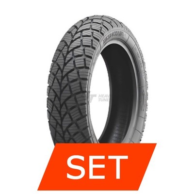 Reifenset Heidenau K66 LT SiO2 für Beeline Pista (2-Takt) (Wasser) 120/70-12