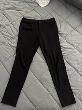 Mens Lululemon Warpstream ABC Pant Black Casual Business Stretch Skinny 32x32