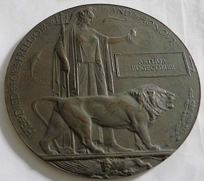 MARINE STERBEBILD EINZIGARTIGER NAME ARTHUR EDGECOMBE HMS GOLIATH DARDANELLEN OPFER
